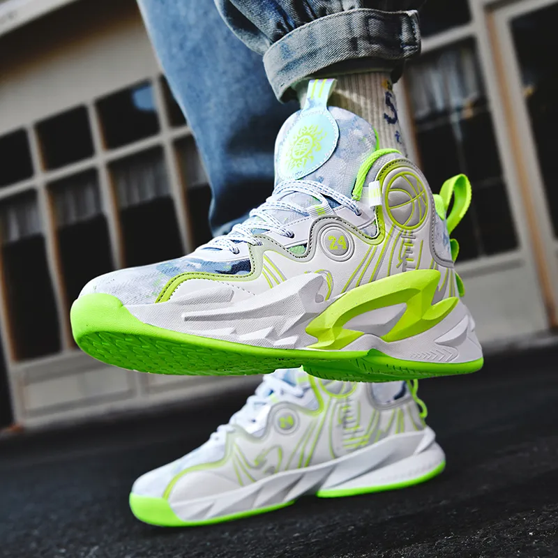 Black tailed Deer Cushioning, Slip Resistant, And Abrasion Resistant High Top Basketball Shoes Unisex-3