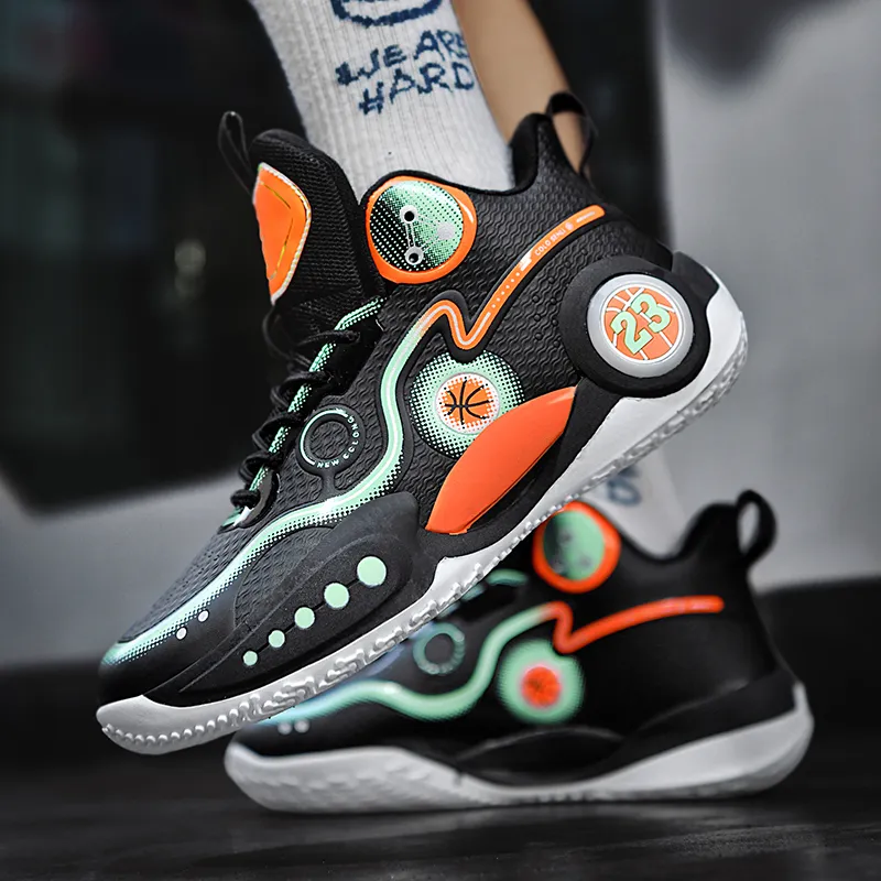 Black tailed Deer Cushioning, Slip Resistant, And Abrasion Resistant High Top Basketball Shoes Unisex-10