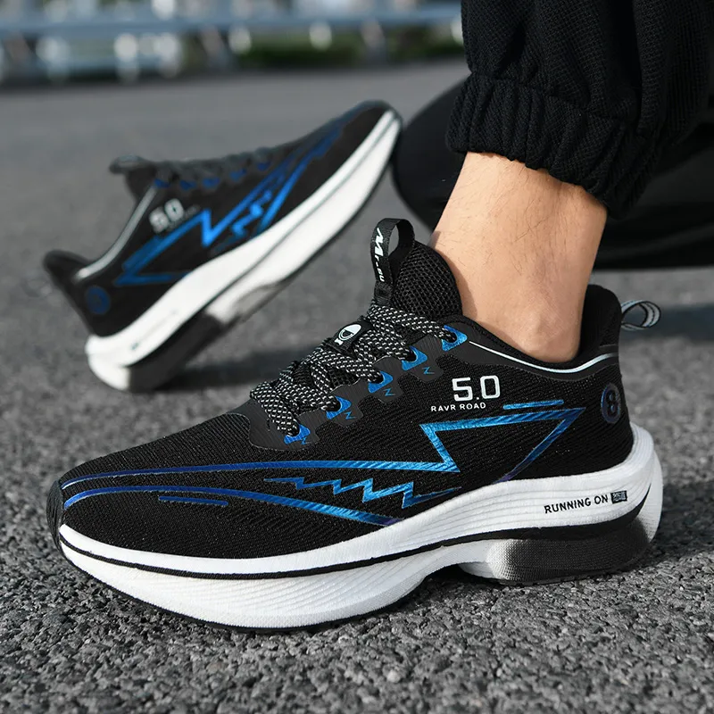 Black tailed deer Running Shoes Unisex Low Top Spring Green/Sunrise/Obsidian/Electric Glow/Flint Stones/Nightfall-14