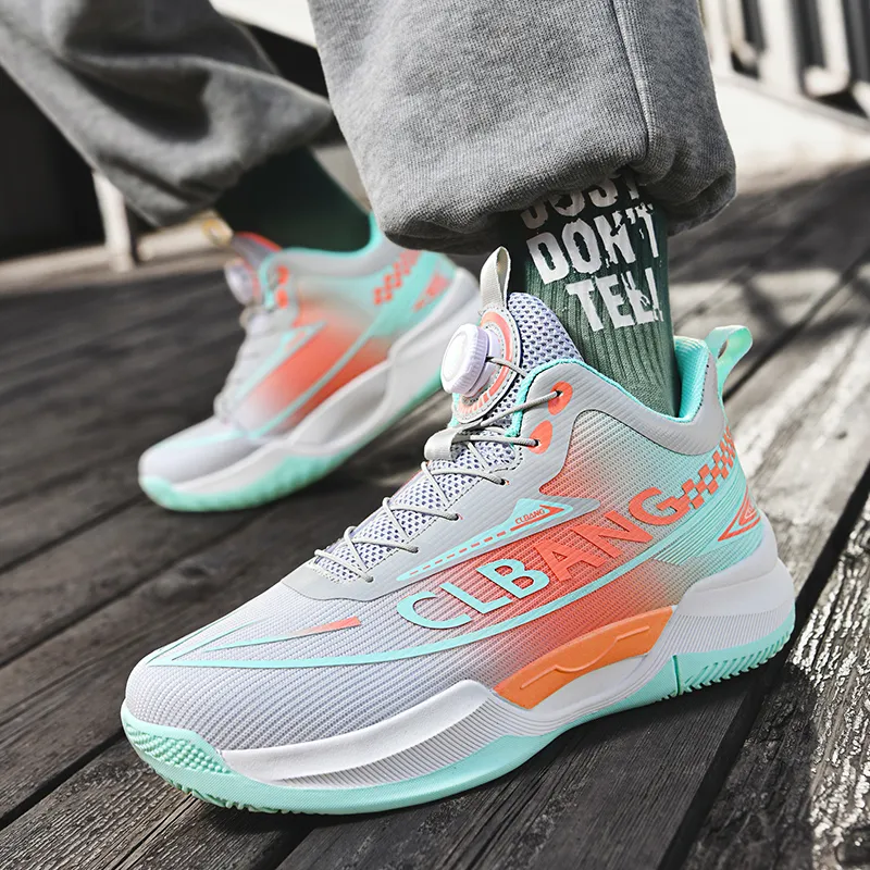 Black tailed Deer Shock Absorbers With Slip Resistant And Abrasion Resistant Properties Mid Top Basketball Shoes Unisex-4