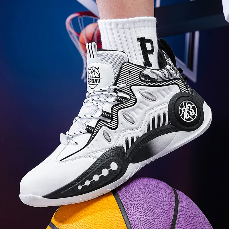 Black tailed Deer Shock Absorbers With Slip Resistant And Abrasion Resistant Properties Low Top Basketball Shoes Unisex-11