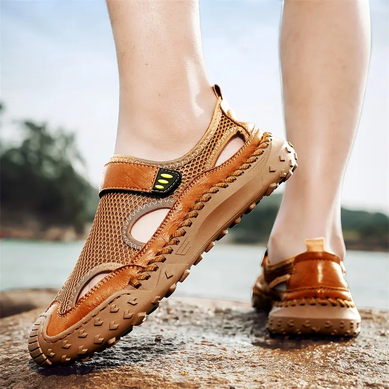 Black tailed Deer Slip Resistant And Breathable River Trekking Shoes Men's-6
