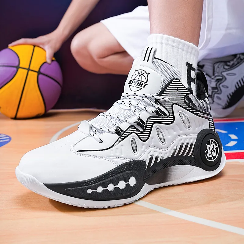 Black tailed Deer Shock Absorbers With Slip Resistant And Abrasion Resistant Properties Low Top Basketball Shoes Unisex-10
