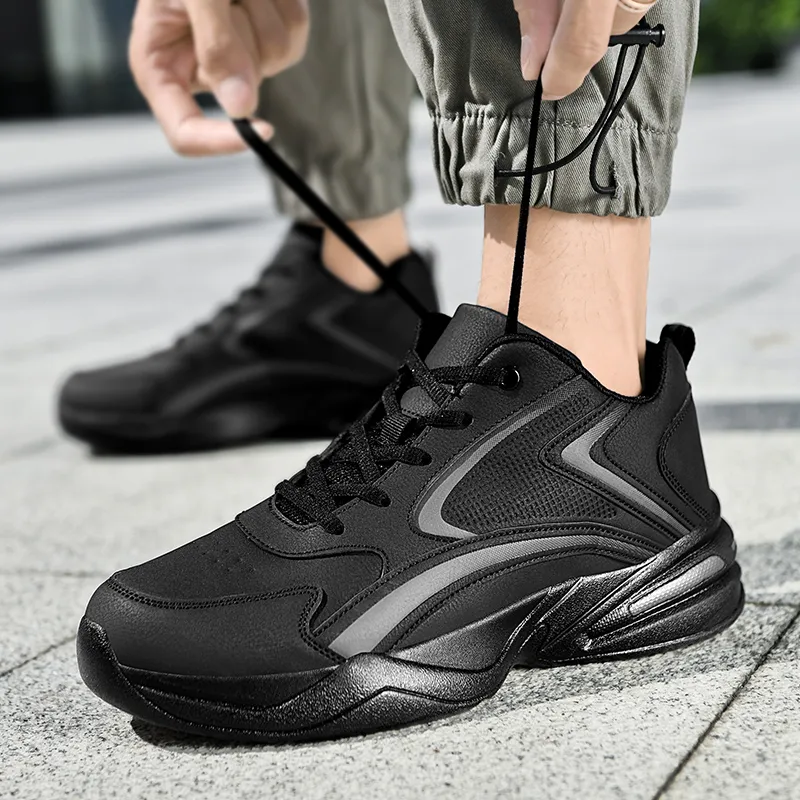 Black tailed Deer Cushioning, Slip Resistant, And Abrasion Resistant Mid Top Casual Running Shoes Men's-10