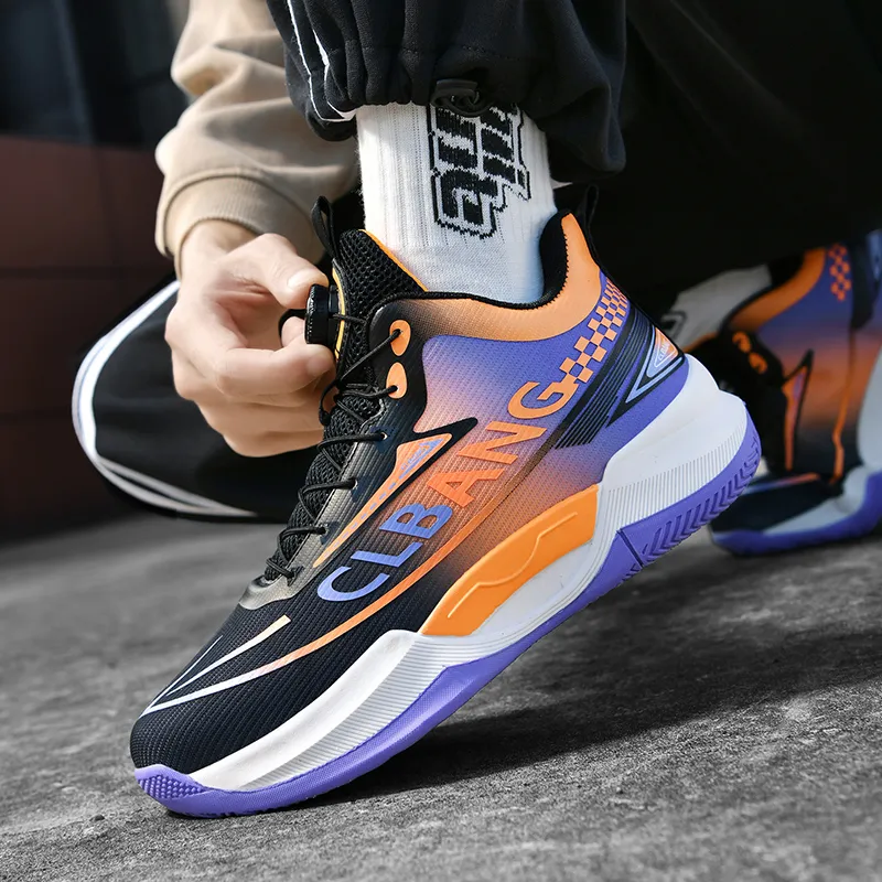 Black tailed Deer Shock Absorbers With Slip Resistant And Abrasion Resistant Properties Mid Top Basketball Shoes Unisex-23