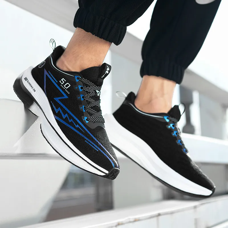 Black tailed deer Running Shoes Unisex Low Top Spring Green/Sunrise/Obsidian/Electric Glow/Flint Stones/Nightfall-17