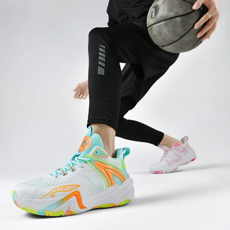 Black tailed Deer Shock Absorbers With Slip Resistant And Abrasion Resistant Properties Low Top Basketball Shoes Unisex-3