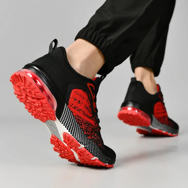 Black tailed Deer Slip Resistant And Breathable Low Top Air Cushion Casual Running Shoes Men's-17