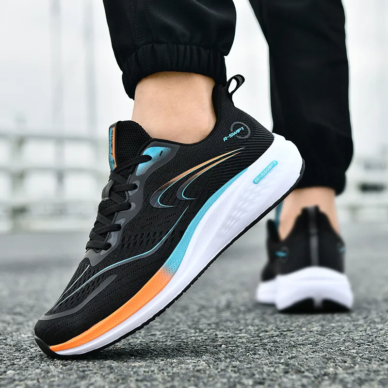 Black tailed deer Running Shoes Men Low Top-13