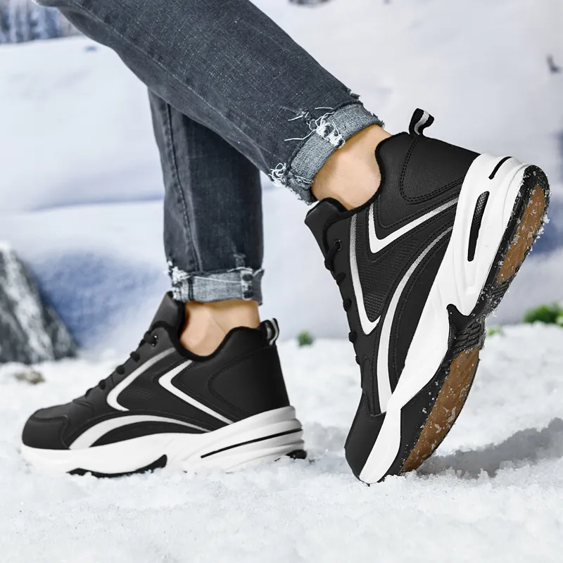 Black tailed Deer Cushioning, Slip Resistant, And Abrasion Resistant Mid Top Casual Running Shoes Men's-25