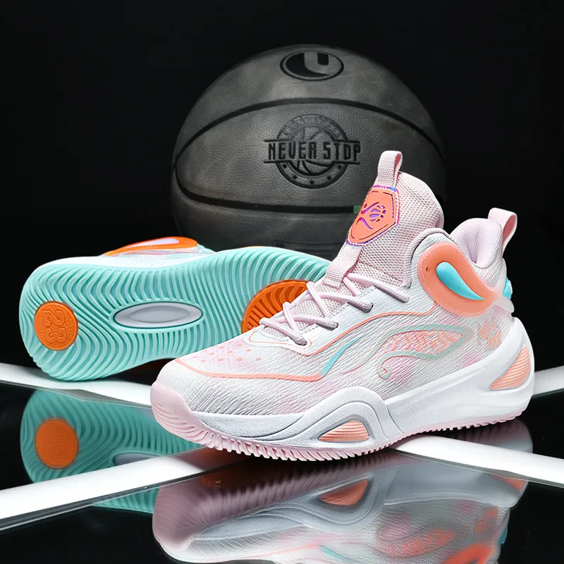 Black tailed Deer Shock Absorbers Slip Resistant, Abrasion Resistant, Breathable Mid Top Basketball Shoes Unisex-24