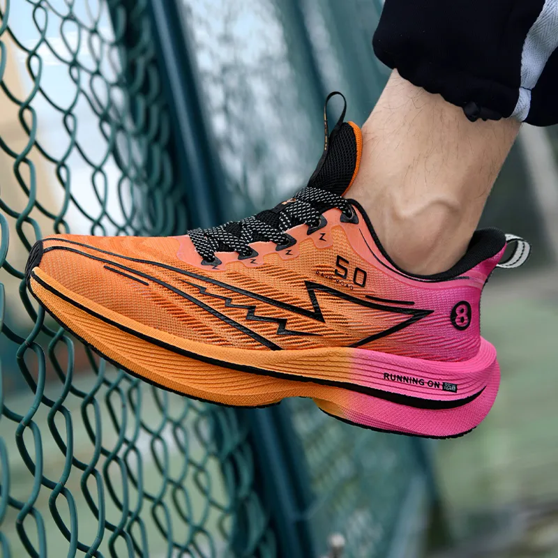 Black tailed deer Running Shoes Unisex Low Top Spring Green/Sunrise/Obsidian/Electric Glow/Flint Stones/Nightfall-29
