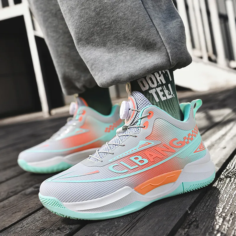 Black tailed Deer Shock Absorbers With Slip Resistant And Abrasion Resistant Properties Mid Top Basketball Shoes Unisex-3