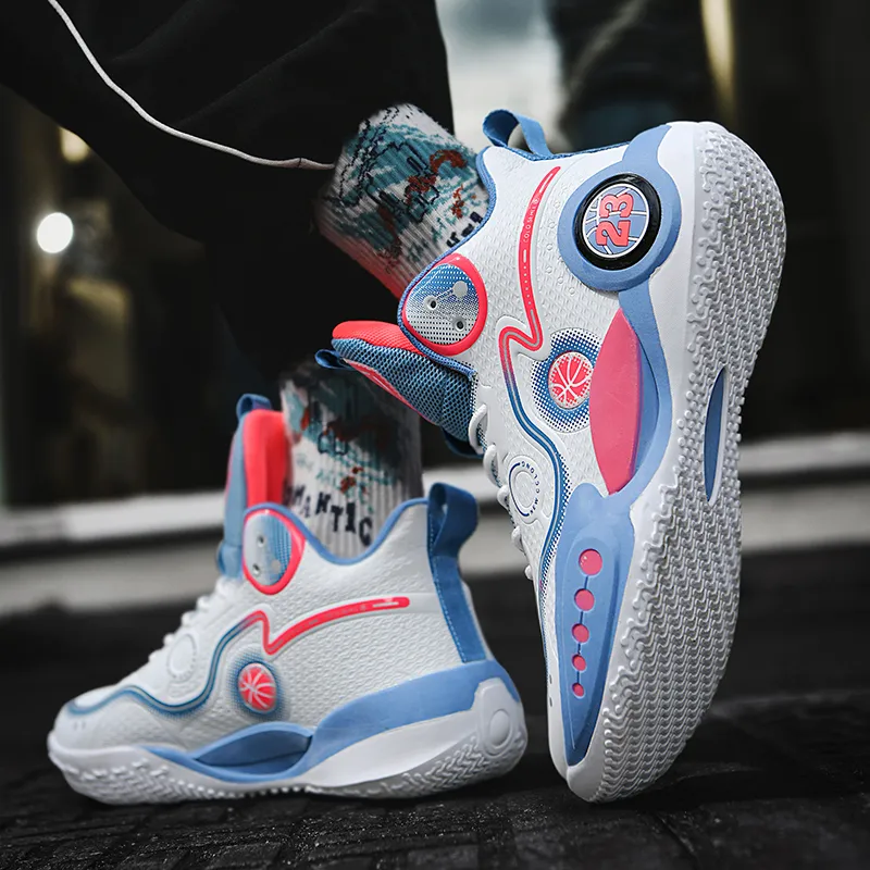 Black tailed Deer Cushioning, Slip Resistant, And Abrasion Resistant High Top Basketball Shoes Unisex-21