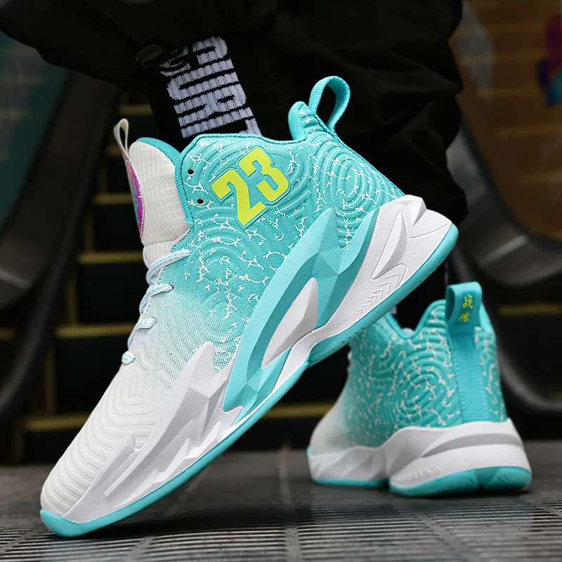 Black tailed Deer Shock Absorbers With Slip Resistant And Abrasion Resistant Properties Mid Top Basketball Shoes Unisex-16