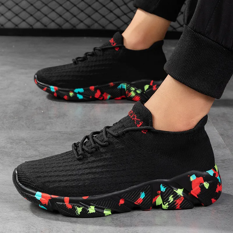 Black tailed Deer Breathable And Lightweight Low Top Casual Running Shoes Unisex-14