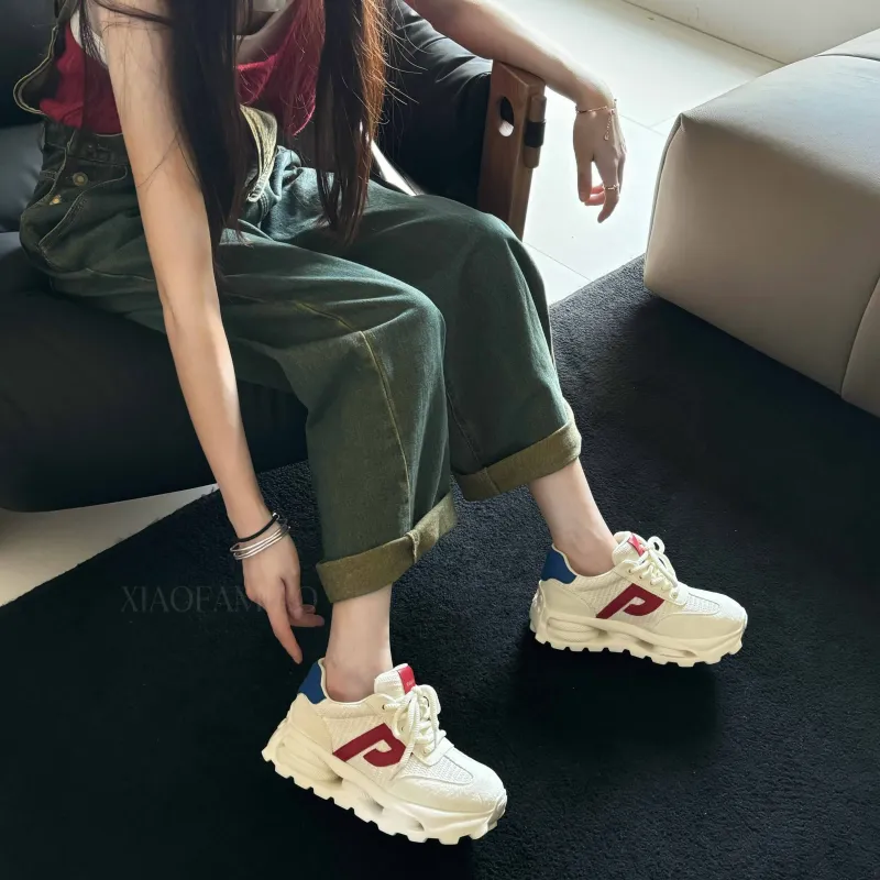 XIAOFAMIAO Low-Top Chunky Sneakers Women's-2