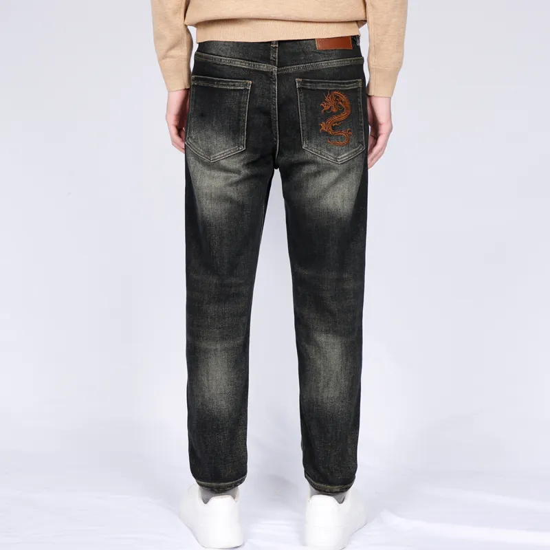 Wit Jeans Men Black Blue-3