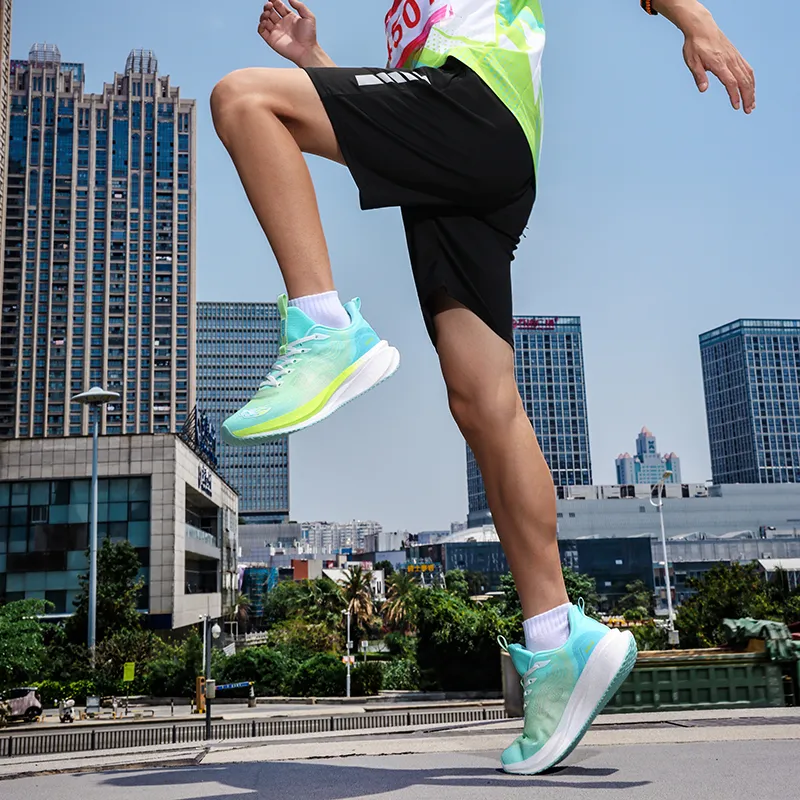 AVJV Running Shoes Men Low Top Cyan-7