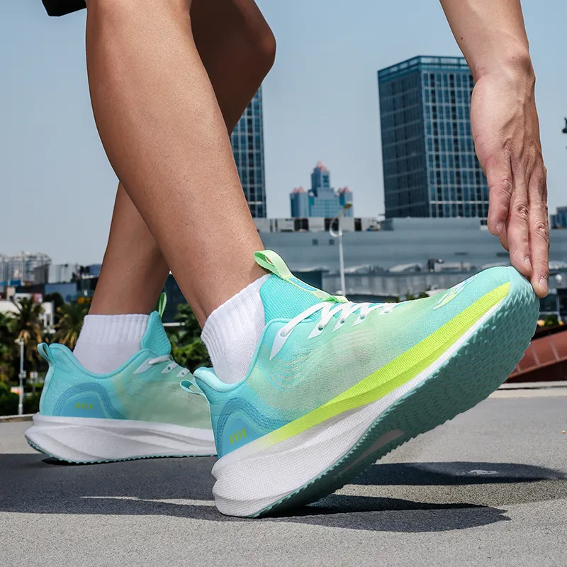AVJV Running Shoes Men Low Top Cyan-6