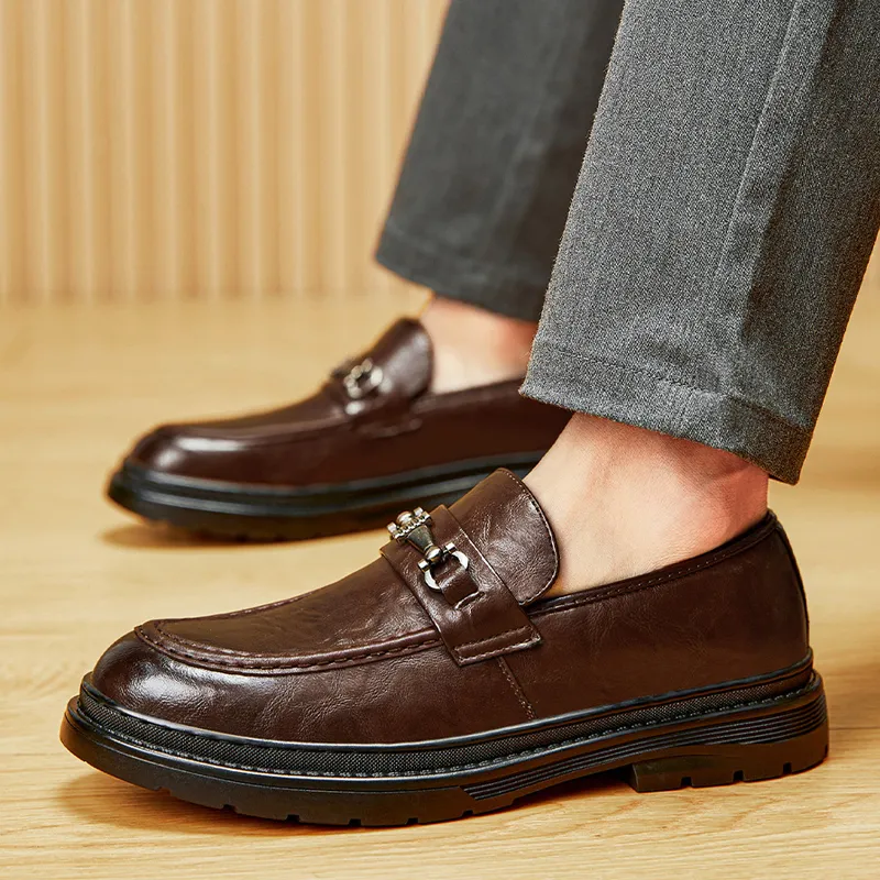 Wit Men's Casual Shoes Men Low Top Brown/Black-10