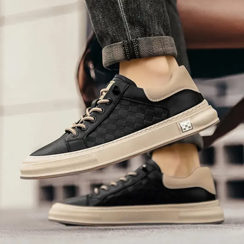Wit Low Top Skateboard Shoes Men's-5