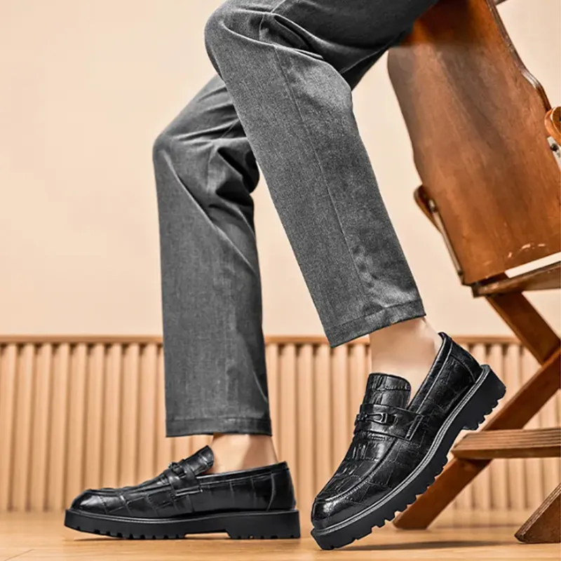 Wit Loafers Men Low Top Black-6