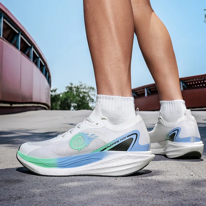 AVJV Running Shoes Unisex Low Top Blue-4