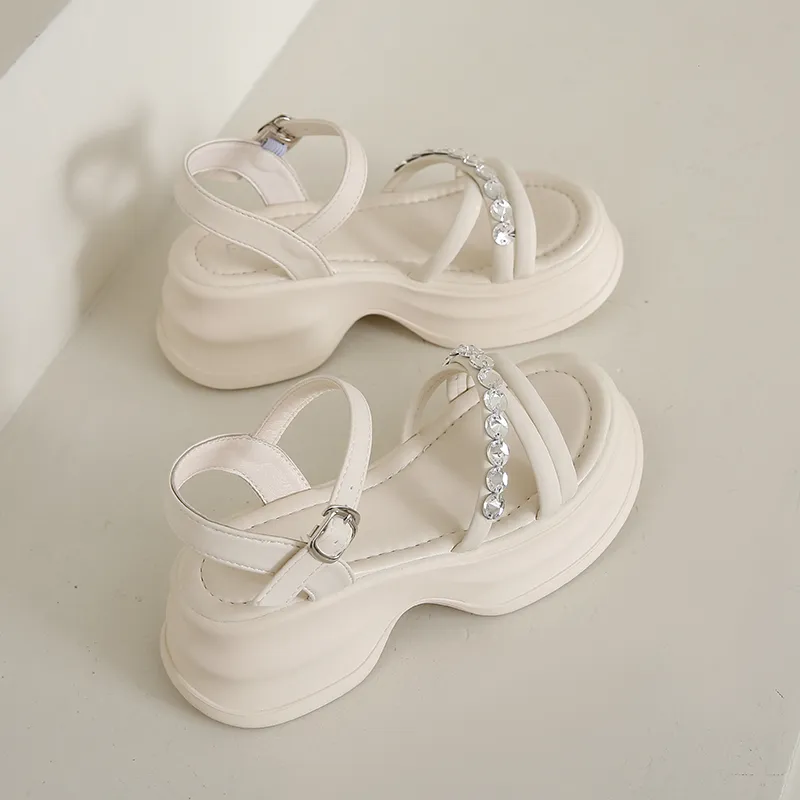 REIHUNG One Strap Sandals Women's-3
