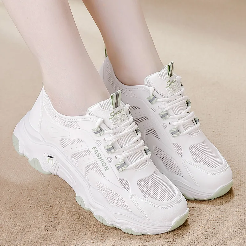 REIHUNG Low Top Chunky Sneakers Women's-2