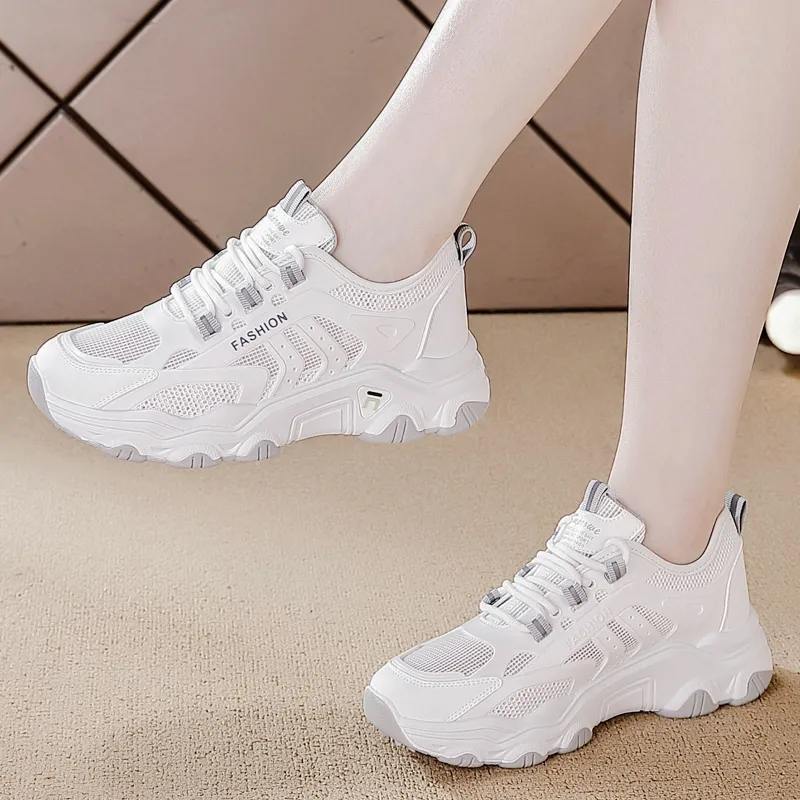 REIHUNG Low Top Chunky Sneakers Women's-10