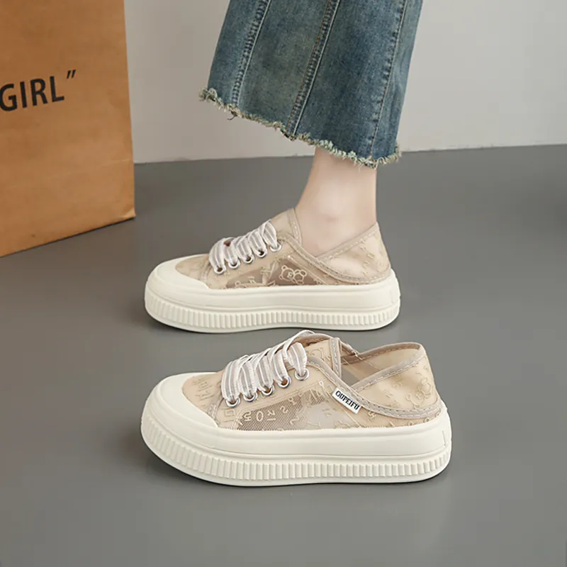 REIHUNG Low Top Skateboard Shoes Women's-6