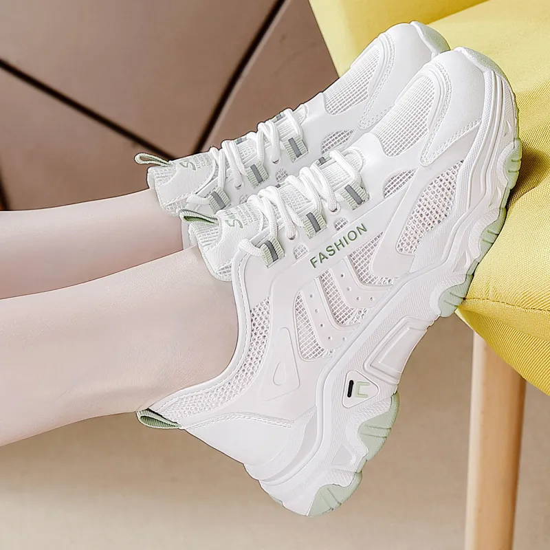 REIHUNG Low Top Chunky Sneakers Women's-3