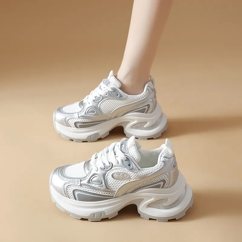 REIHUNG Low Top Chunky Sneakers Women's-3