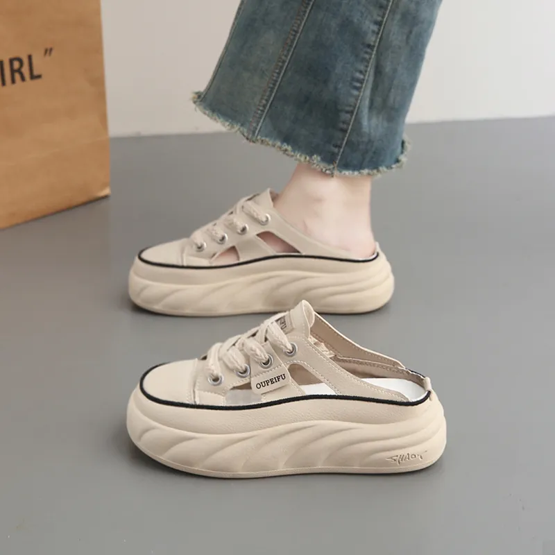 REIHUNG Wrap toe Slippers Women's-15
