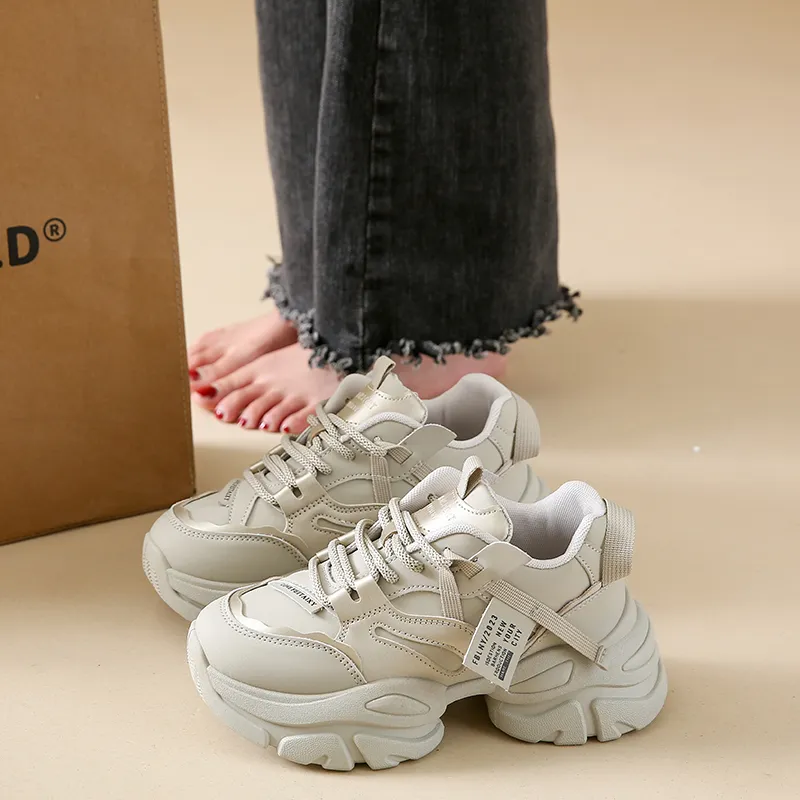 REIHUNG Low Top Chunky Sneakers Women's-3