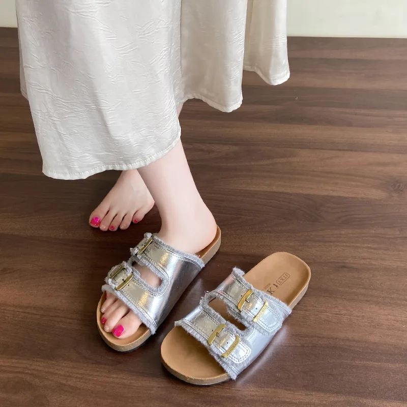 REIHUNG Quiet Slide Slippers Women's-4