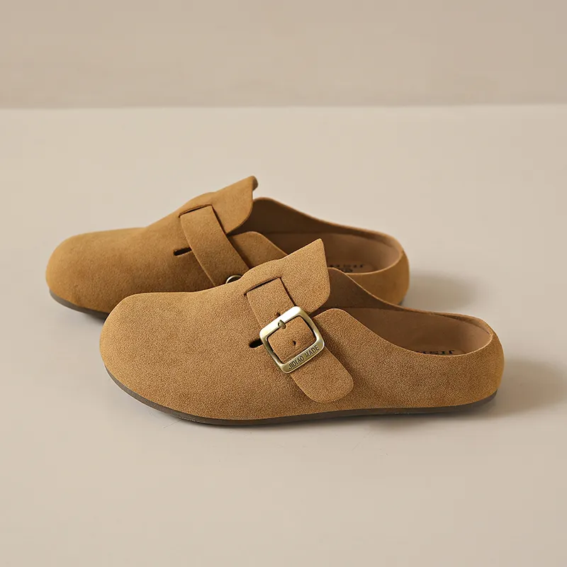 REIHUNG Abrasion Resistant Slip Resistant Wrap toe Slippers Women's-13