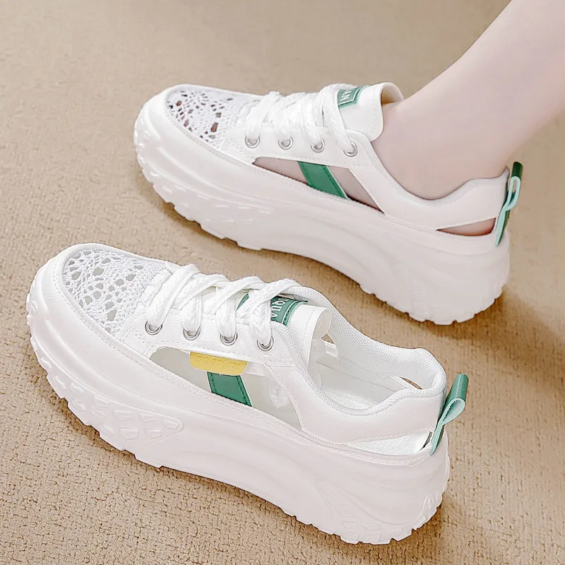 REIHUNG Low-Top Casual Shoes Women's Khaki-1