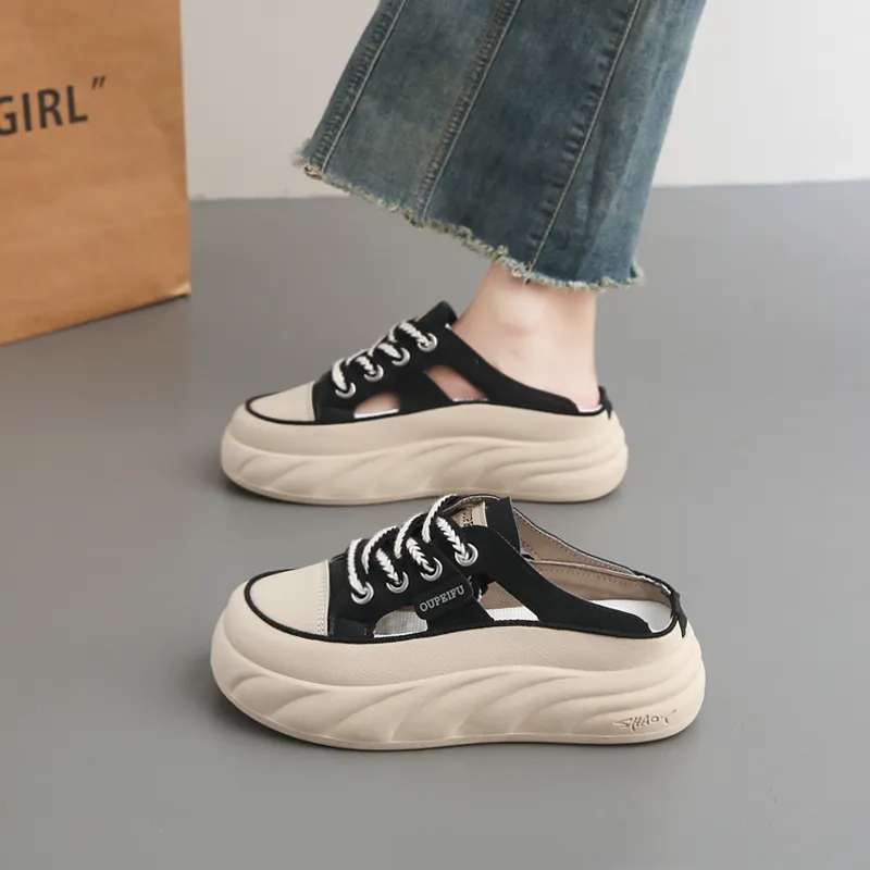 REIHUNG Wrap toe Slippers Women's-9