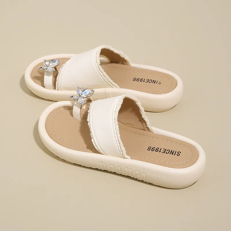 REIHUNG Rubber Sole Quiet, Slip Resistant, Odor Resistant Slide Slippers Women's-7