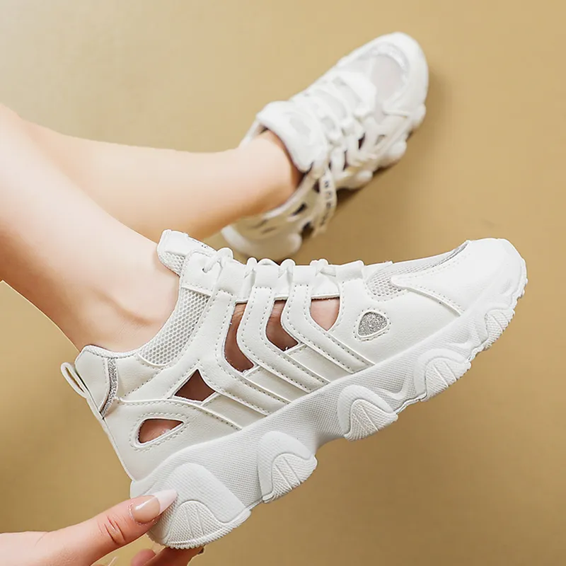 REIHUNG Low Top Chunky Sneakers Women's-1