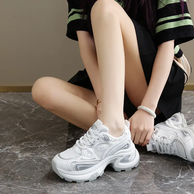 REIHUNG Low Top Chunky Sneakers Women's-11