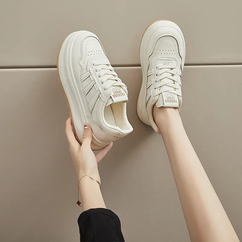 REIHUNG Slip Resistant Waterproof Abrasion Resistant Support Moisture Wicking Low Top Skateboard Shoes Women's-2