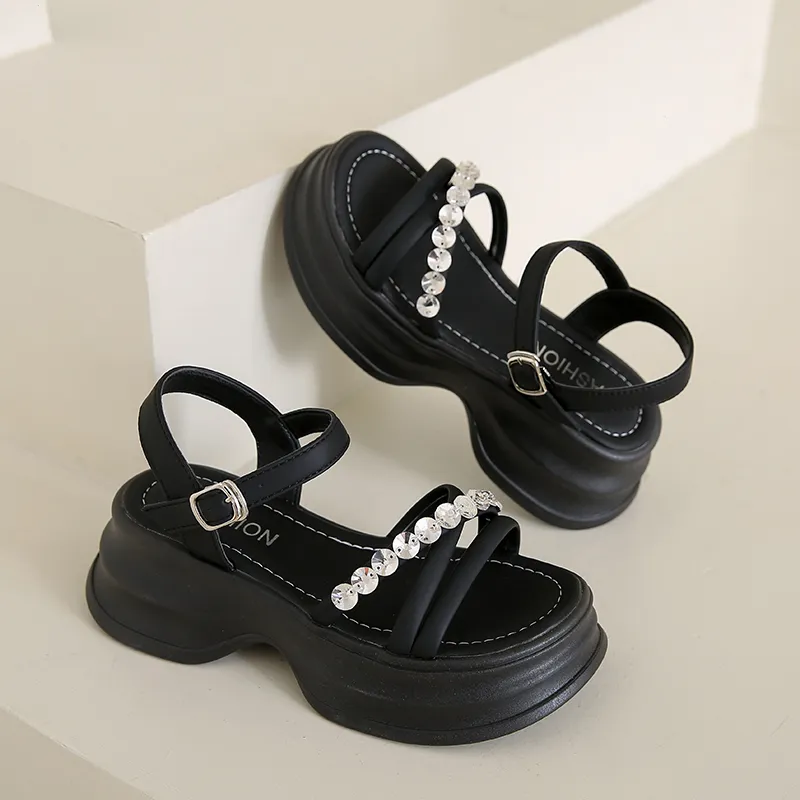 REIHUNG One Strap Sandals Women's-7