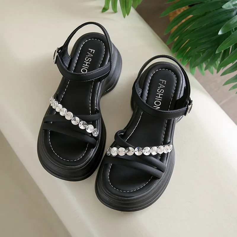 REIHUNG One Strap Sandals Women's-6