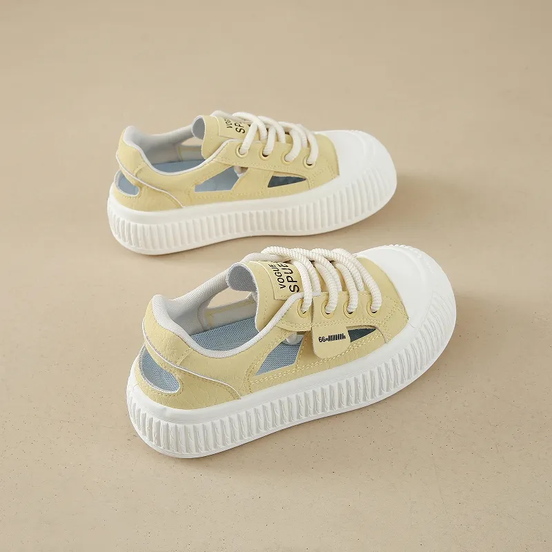 REIHUNG Slip Resistant Low Top Skateboard Shoes Women's-13