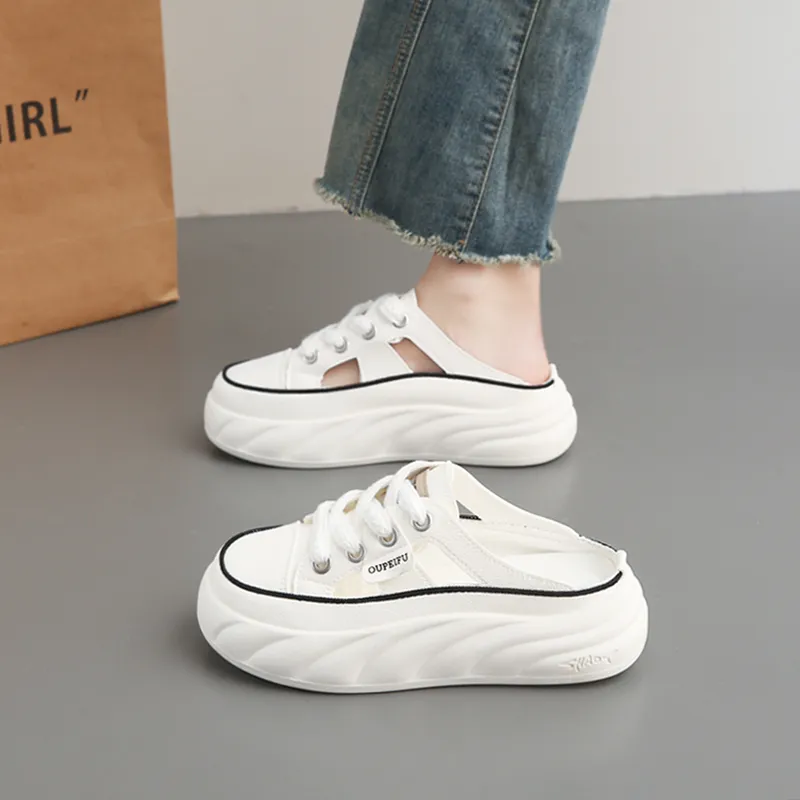 REIHUNG Wrap toe Slippers Women's-5