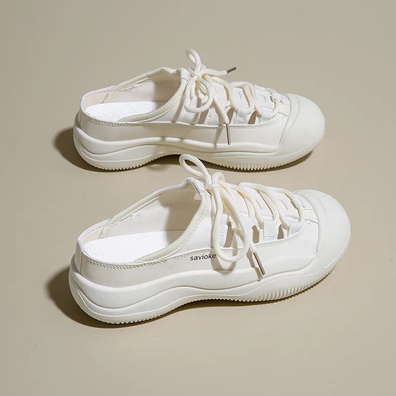 REIHUNG Rubber Sole Odor Resistant Abrasion Resistant Antibacterial Wrap toe Slippers Women's-3