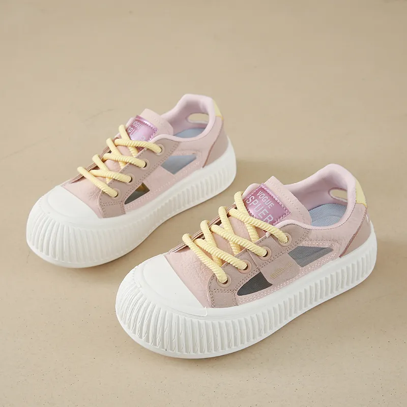 REIHUNG Slip Resistant Low Top Skateboard Shoes Women's-6